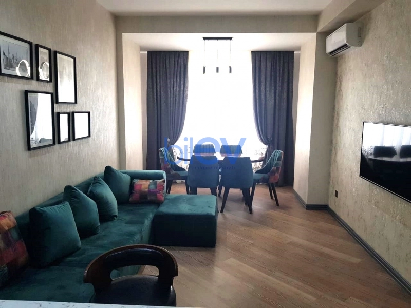 Aylıq Kirayə 2 otaqlı Yeni Tikili bina evi  75m², Bakı