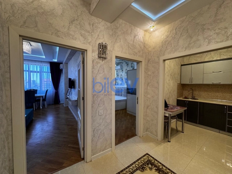 Aylıq Kirayə 2 otaqlı Yeni Tikili bina evi  67m², Bakı