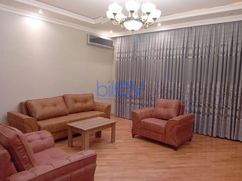 Aylıq Kirayə 3 otaqlı Yeni Tikili bina evi  140m², Bakı