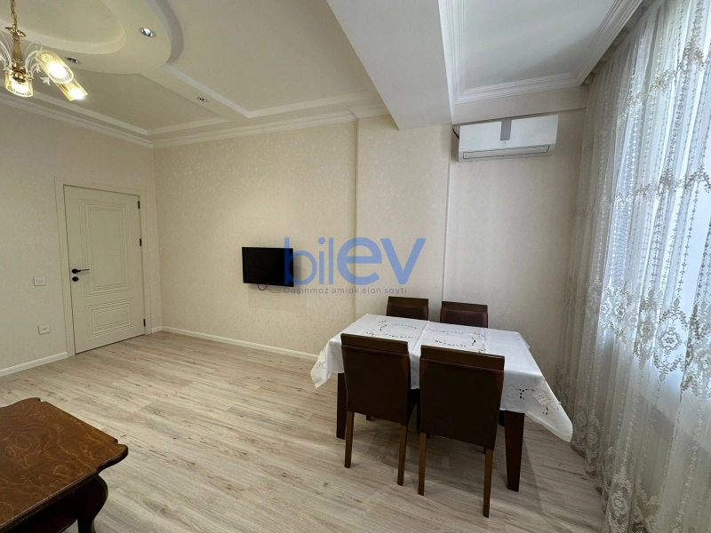 Aylıq Kirayə 2 otaqlı Yeni Tikili bina evi  65m², Bakı