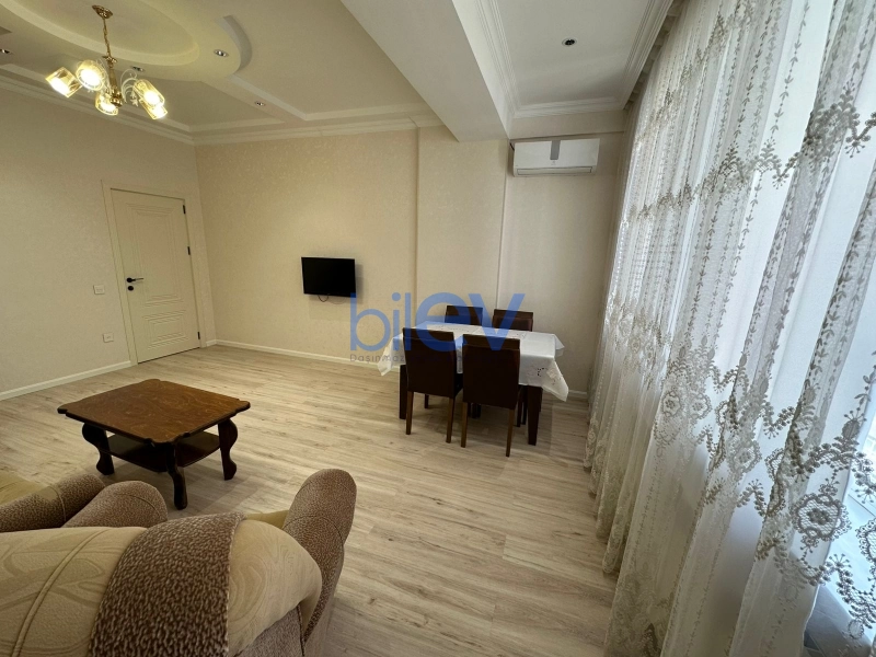 Aylıq Kirayə 2 otaqlı Yeni Tikili bina evi  65m², Bakı