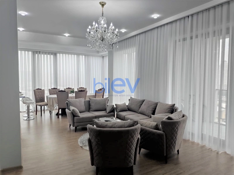 Aylıq Kirayə 4 otaqlı Yeni Tikili bina evi  160m², Bakı