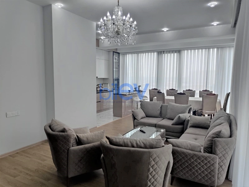 Aylıq Kirayə 4 otaqlı Yeni Tikili bina evi  160m², Bakı