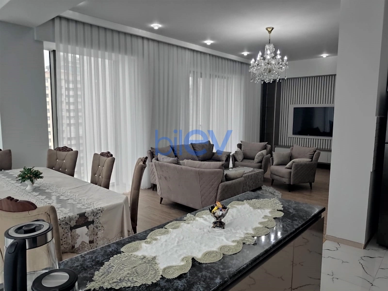 Aylıq Kirayə 4 otaqlı Yeni Tikili bina evi  160m², Bakı