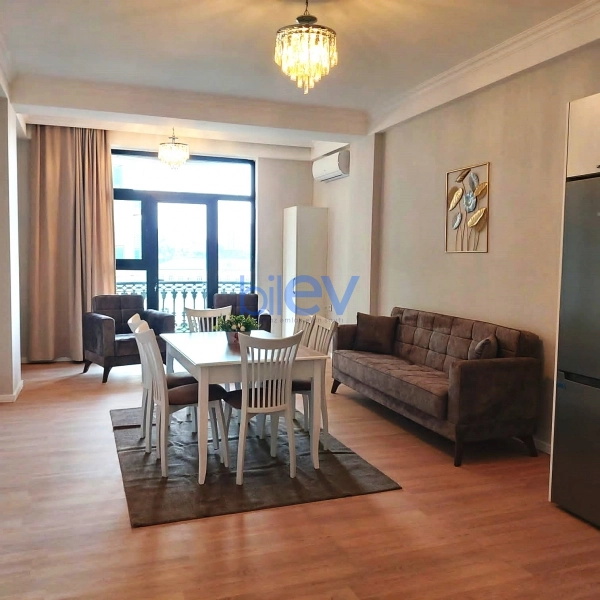 Aylıq Kirayə 2 otaqlı Yeni Tikili bina evi  90m², Bakı