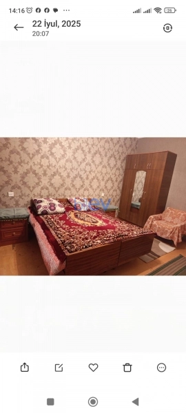 Aylıq Kirayə 2 otaqlı Köhnə Tikili bina evi  80m², Bakı