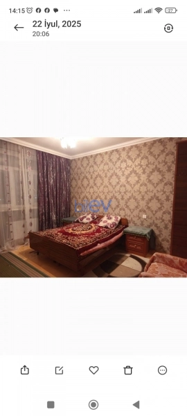 Aylıq Kirayə 2 otaqlı Köhnə Tikili bina evi  80m², Bakı