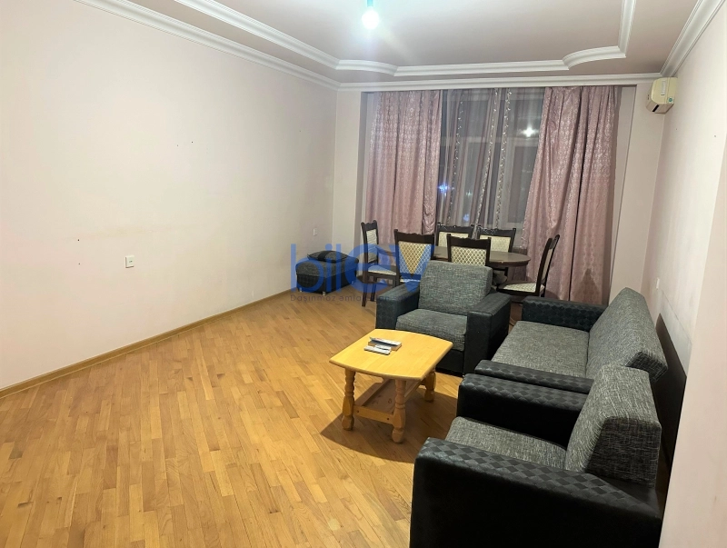 Aylıq Kirayə 2 otaqlı Yeni Tikili bina evi  90m², Bakı