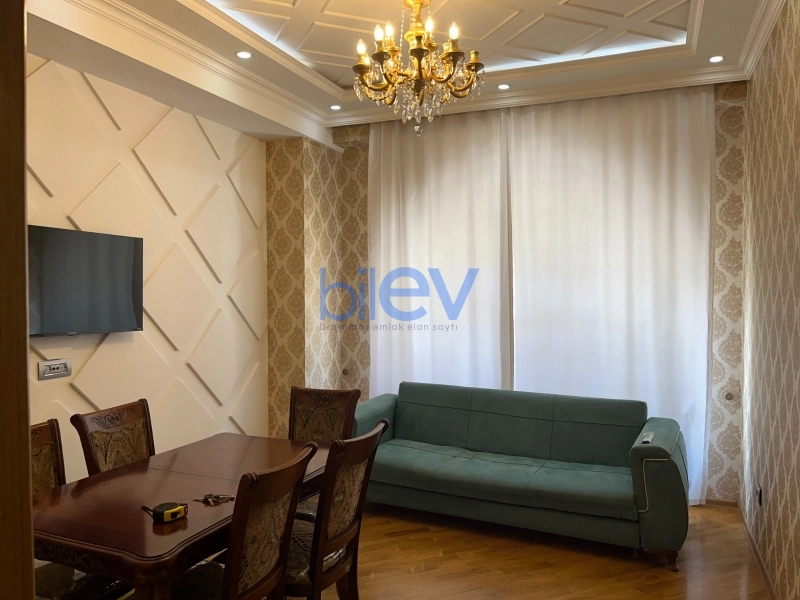 Aylıq Kirayə 2 otaqlı Yeni Tikili bina evi  60m², Bakı
