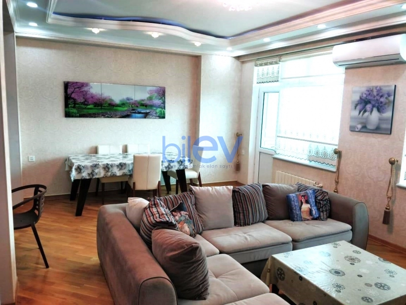 Aylıq Kirayə 2 otaqlı Yeni Tikili bina evi  100m², Bakı