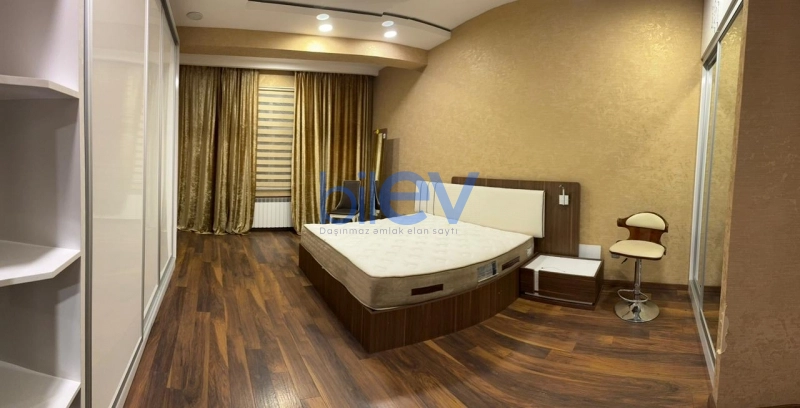 Aylıq Kirayə 4 otaqlı Yeni Tikili bina evi  200m², Bakı
