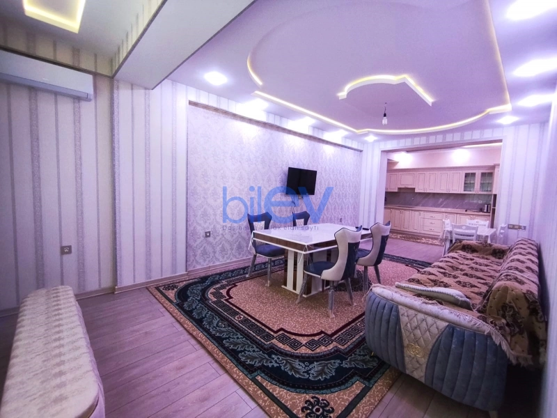 Aylıq Kirayə 2 otaqlı Yeni Tikili bina evi  100m², Bakı