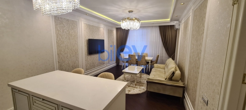 Aylıq Kirayə 3 otaqlı Yeni Tikili bina evi  106m², Bakı