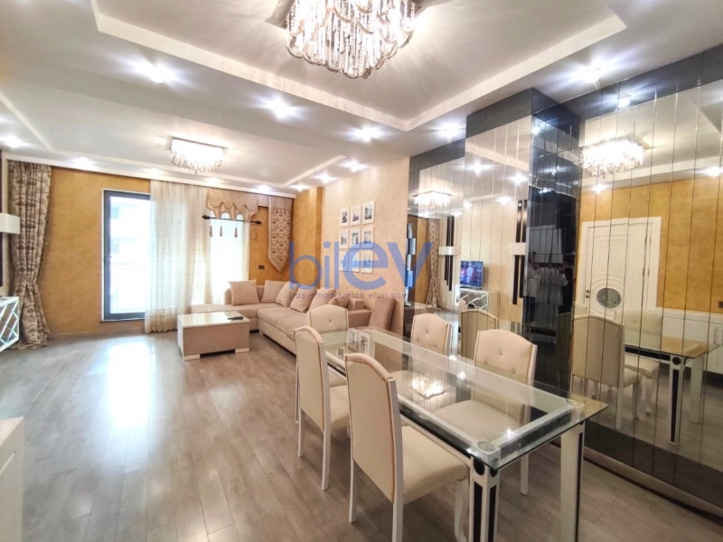 Aylıq Kirayə 2 otaqlı Yeni Tikili bina evi  100m², Bakı