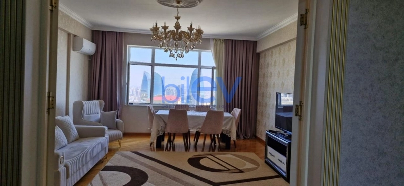 Aylıq Kirayə 2 otaqlı Yeni Tikili bina evi  100m², Bakı