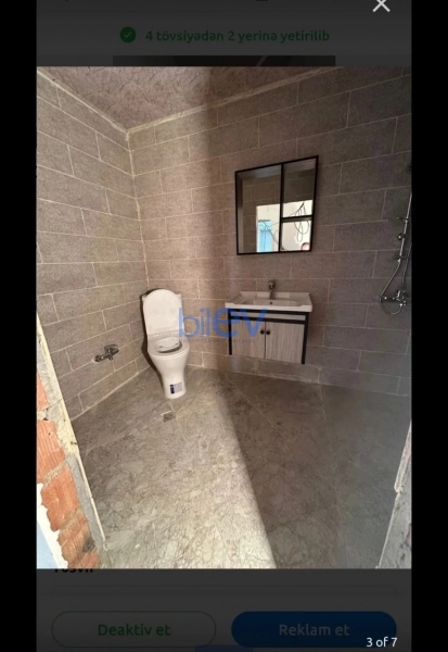 Satış 2 otaqlı Yeni Tikili bina evi  48m², Bakı