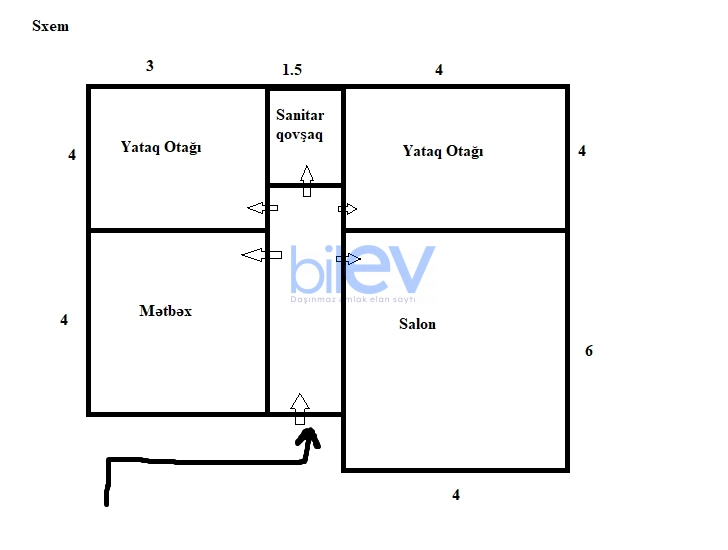 Satış  otaqlı Torpaq  300m², Bakı
