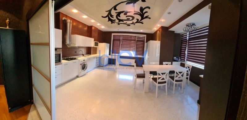 Aylıq Kirayə 3 otaqlı Yeni Tikili bina evi  185m², Bakı