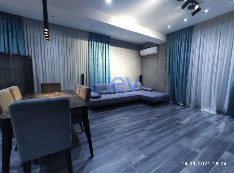 Aylıq Kirayə 2 otaqlı Yeni Tikili bina evi  93m², Bakı