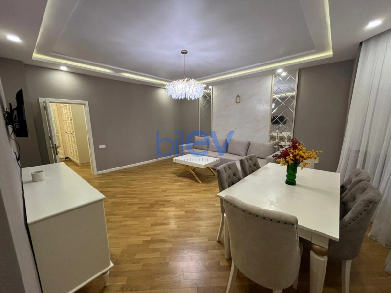 Aylıq Kirayə 3 otaqlı Yeni Tikili bina evi  112m², Bakı