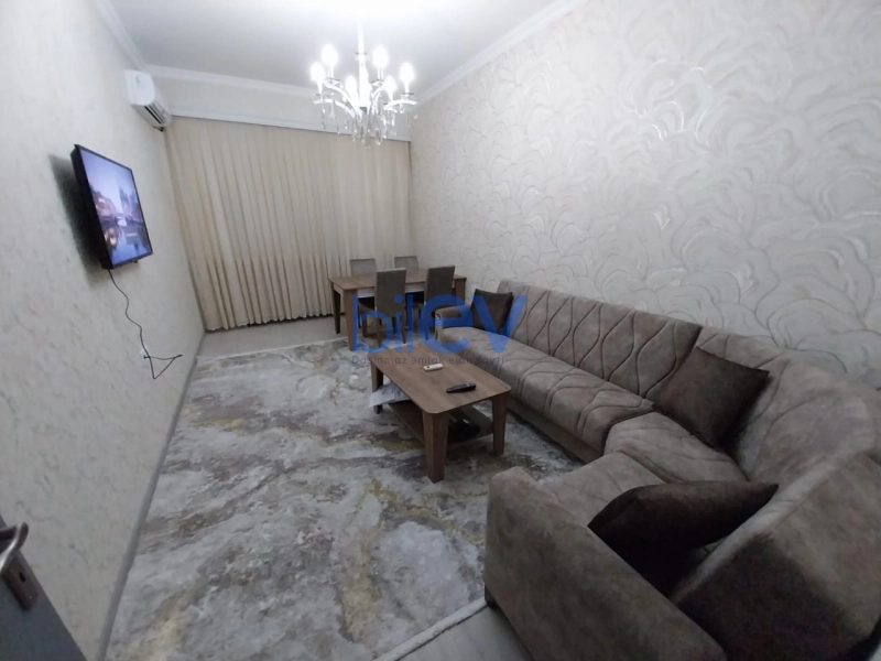 Aylıq Kirayə 2 otaqlı Yeni Tikili bina evi  80m², Bakı