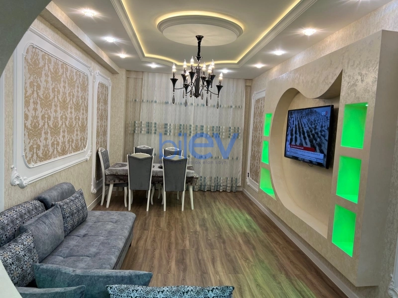 Aylıq Kirayə 3 otaqlı Yeni Tikili bina evi  130m², Bakı