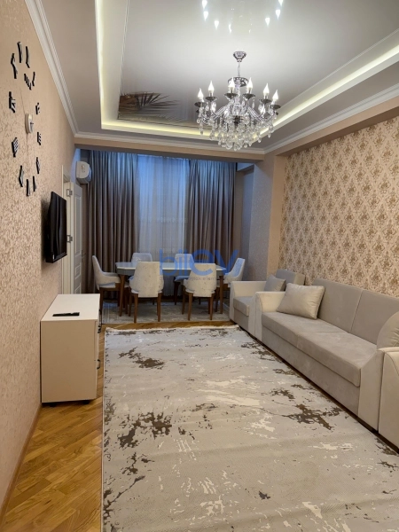 Aylıq Kirayə 2 otaqlı Yeni Tikili bina evi  63m², Bakı
