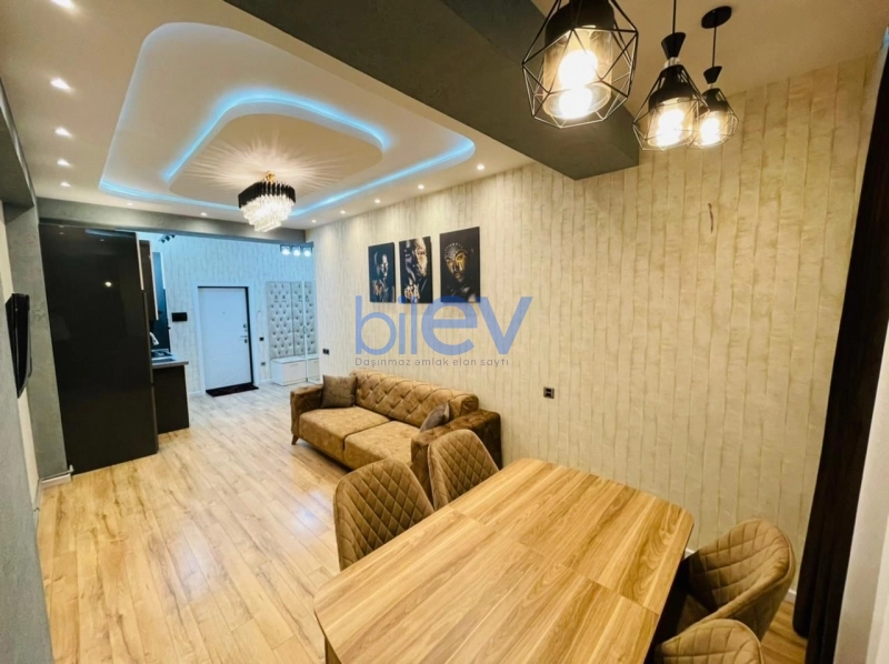 Aylıq Kirayə 2 otaqlı Yeni Tikili bina evi  55m², Bakı