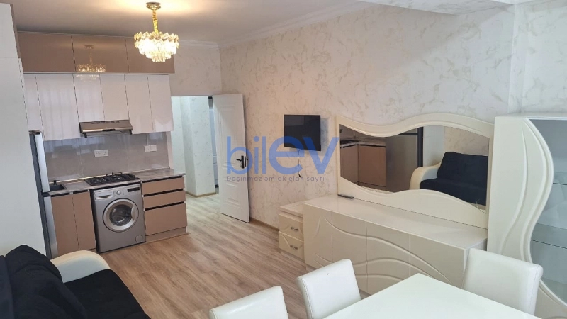 Aylıq Kirayə 2 otaqlı Yeni Tikili bina evi  55m², Bakı
