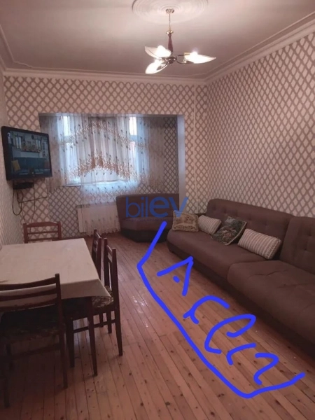 Aylıq Kirayə 2 otaqlı Köhnə Tikili bina evi  55m², Bakı