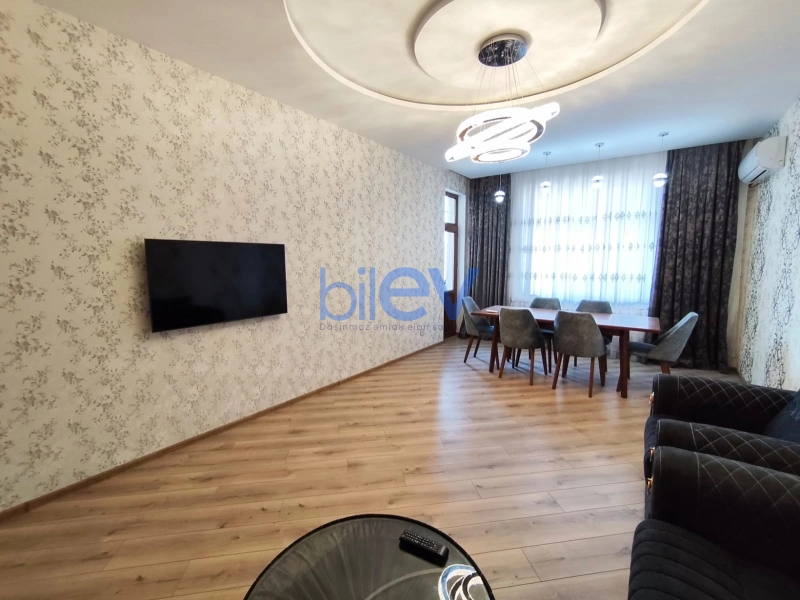 Aylıq Kirayə 2 otaqlı Yeni Tikili bina evi  105m², Bakı