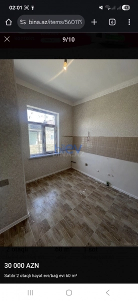 Satış 2 otaqlı Yeni Tikili bina evi  60m², Bakı