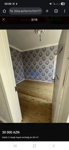 Satış 2 otaqlı Yeni Tikili bina evi  60m², Bakı