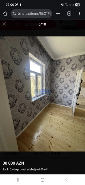 Satış 2 otaqlı Yeni Tikili bina evi  60m², Bakı