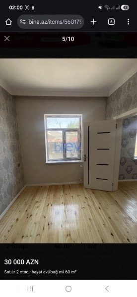 Satış 2 otaqlı Yeni Tikili bina evi  60m², Bakı