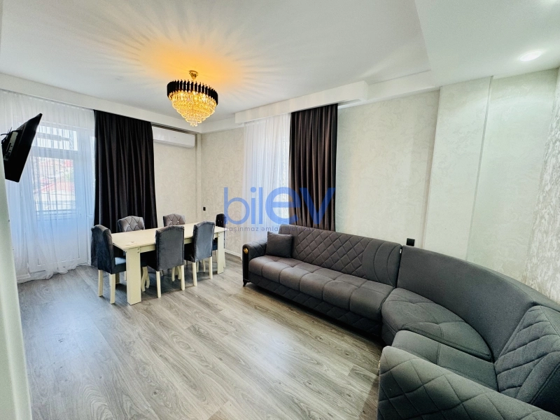 Aylıq Kirayə 3 otaqlı Yeni Tikili bina evi  75m², Bakı