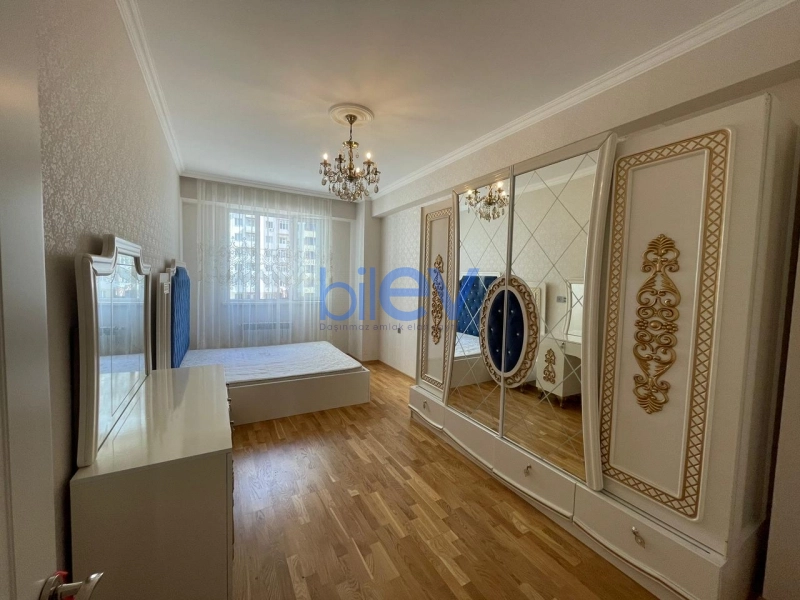 Aylıq Kirayə 3 otaqlı Yeni Tikili bina evi  100m², Bakı
