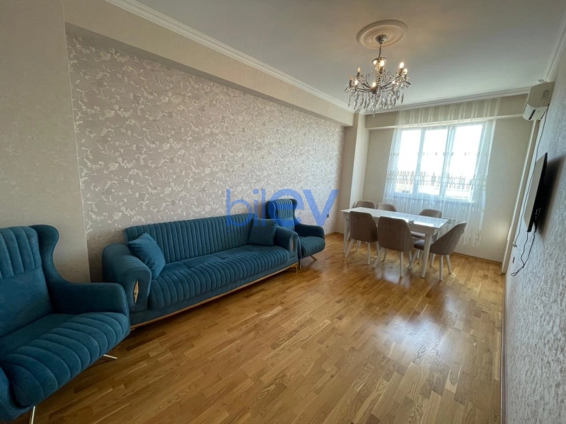 Aylıq Kirayə 3 otaqlı Yeni Tikili bina evi  100m², Bakı