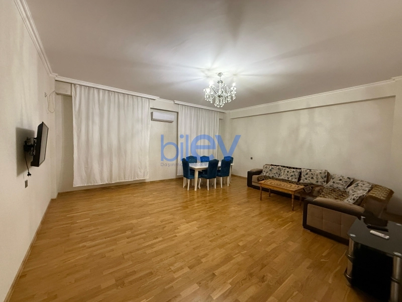 Aylıq Kirayə 3 otaqlı Yeni Tikili bina evi  90m², Bakı
