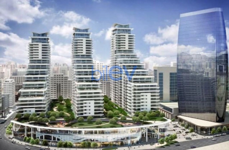 Aylıq Kirayə 3 otaqlı Yeni Tikili bina evi  130m², Bakı