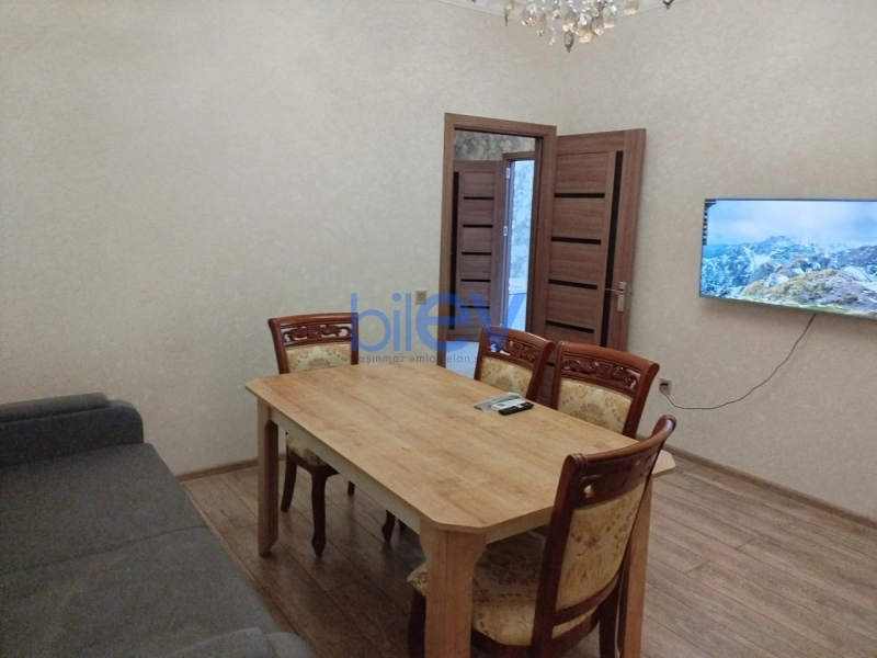 Aylıq Kirayə 2 otaqlı Yeni Tikili bina evi  60m², Bakı