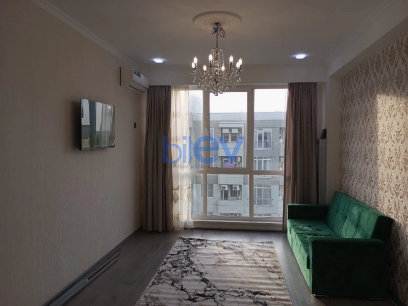 Aylıq Kirayə 2 otaqlı Yeni Tikili bina evi  55m², Bakı