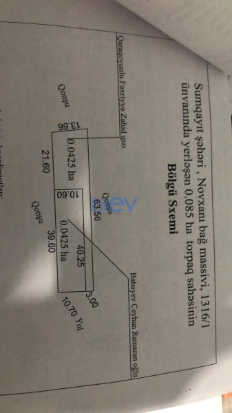 Satış  otaqlı Torpaq  9m², Bakı