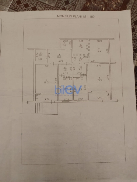 Satış 5 otaqlı Köhnə Tikili bina evi  106m², Sumqayıt