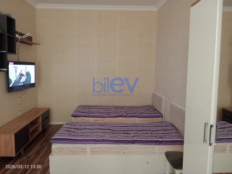 Aylıq Kirayə 1 otaqlı Yeni Tikili bina evi  40m², Bakı