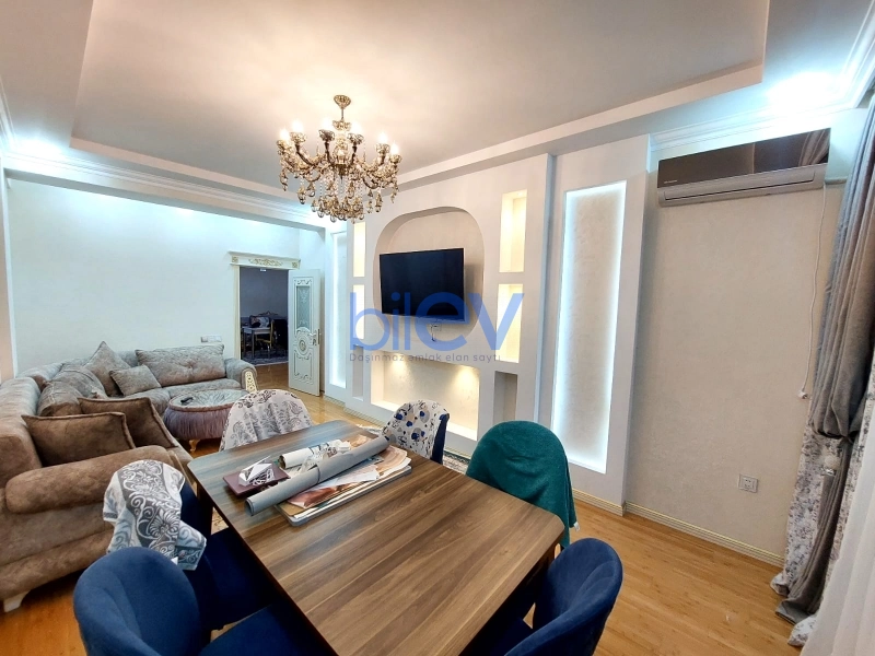 Aylıq Kirayə 3 otaqlı Yeni Tikili bina evi  120m², Bakı
