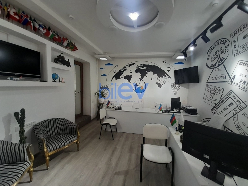 Aylıq Kirayə 1 otaqlı Ofis  30m², Bakı