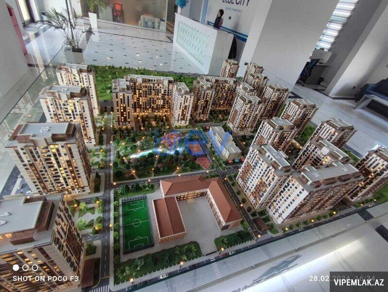 Satış 2 otaqlı Yeni Tikili bina evi  55m², Xırdalan