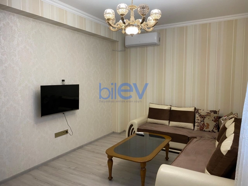 Aylıq Kirayə 2 otaqlı Yeni Tikili bina evi  60m², Bakı