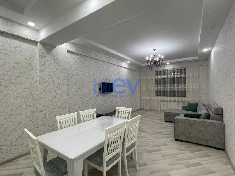 Aylıq Kirayə 2 otaqlı Yeni Tikili bina evi  118m², Bakı